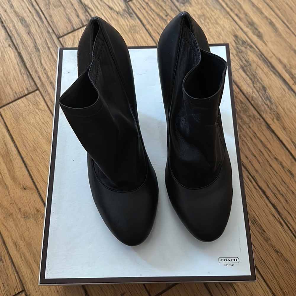 Coach Alexandria Bootie in Chestnut Brown